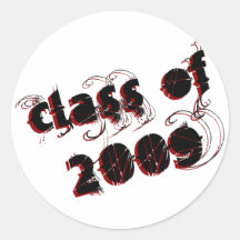 Coole Klasse von 2009 Hemden u. von Geschenken Runder Aufkleber
