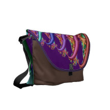 Coole künstlerische abstrakte Botetasche Kurier Taschen
