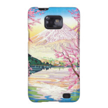 Coole orientalische Japaner Fuji-Frühlingskirschba Galaxy S2 Hüllen