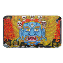 Coole orientalische tibetanische thangka Dämon-Tät Barely There iPod Hülle