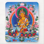 Coole orientalische tibetanische thangka Gott-Täto Mauspads