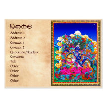 Coole orientalische tibetanische thangka Tätowieru Visitenkartenvorlagen