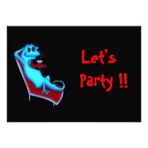 Coole Party Einladung