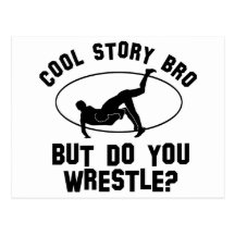 coole Wrestlingentwürfe Postkarten