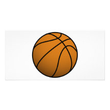 Cooler Ball des Basketball-und Gewohnheits-Sport-B Bild Karte