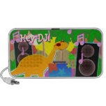 Cooler Cartoon-Dinosaurier "he DJ!" Musik-Lautspre