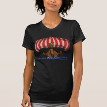Cooler Entwurf T-Shirt Wikinger-Schiffs