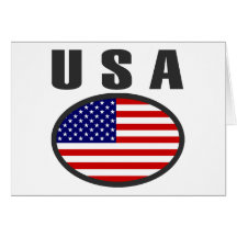 Cooler Flaggenentwurf USA! Karte