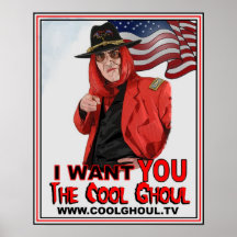 Cooler Ghoul 16" x 20" Plakat