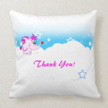 Cooler glücklicher Pinkie danken Ihnen Pillow Zierkissen