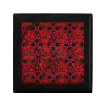 Cooler Grunge-roter mittelalterlicher Druck Geschenkboxen