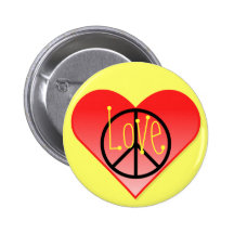 cooler Knopfes Entwurf des Liebeherzens und des Fr Buttons