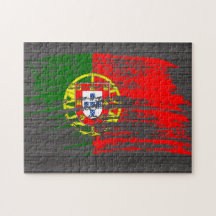 Cooler portugiesischer Flaggenentwurf Foto Puzzles