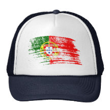 Cooler portugiesischer Flaggenentwurf Retrokultmützen