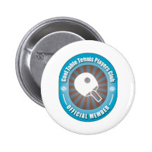 Cooler Tischtennis-Spieler-Verein Anstecknadelbutton