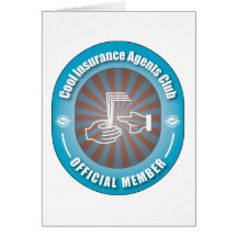 Cooler Versicherungs-Agent-Verein Grußkarten