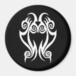 Cooles einfaches elegantes klassisches Schwarz-wei Magnets