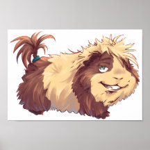 Cooles Meerschweinchen Posterdruck
