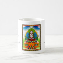 Cooles orientalisches tibetanisches thangka Buddha Tee Haferl