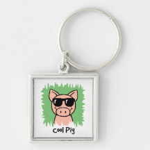 Cooles Schwein Schlüsselband