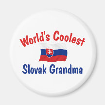 Coolste slowakische Großmutter Kühlschrankmagnete
