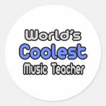 Coolster die Musik-Lehrer der Welt Stickers