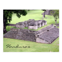 copán ruiniert Honduras Postkarte