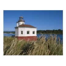 Coquille Flussleuchtturm, Oregon, USA Postkarten