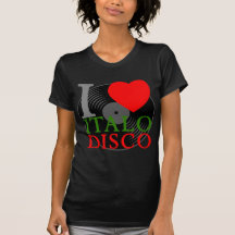 Corey Tiger-80er Retro I Liebe Italo Disco Tshirt