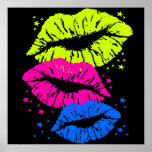 Corey Tiger-Achtzigerjahre Vintage Lippen ist in d Plakatdrucke