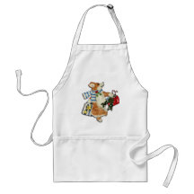Corgi-Feiertags-Käufer Schürzen