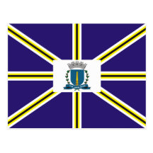 Cornelioprocopio Paraná Flagge Brasiliens, Brasili Postkarten