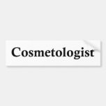 Cosmetologist Auto Sticker