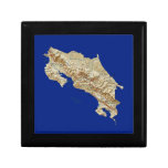 Costa Rica-Karten-Geschenkbox