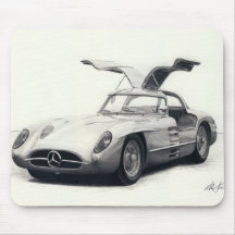Coupé Mercedess 300SLR Mousepads