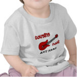Cousin-Felsen! mit roter Gitarre Shirts