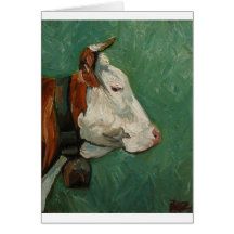 cow#31-20x16 grußkarte