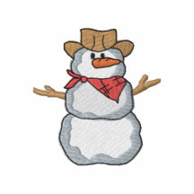 Cowboy-Schneemann