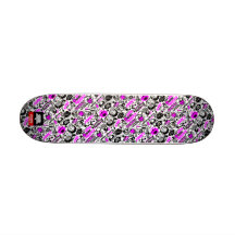 CrazyCombo Weiß Personalisiertes Skateboarddeck