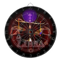 Creepy Libra zodiac  Dart Board by Valxart.com