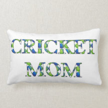 Cricket Mom Tees and Gifts - Great Gift Idea Pillow