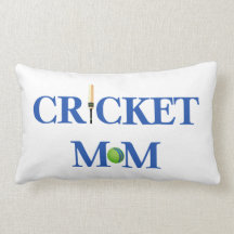 Cricket Mom Tees and Gifts - Great Gift Idea Throw Pillows