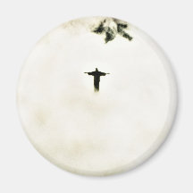 Cristo Redentor in den Wolken Kühlschrankmagnete
