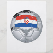 Croation Fußball Bedruckte Flyer