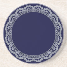 Crochet Lace Beverage Coasters