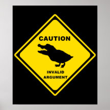 Crocoduck Posterdruck