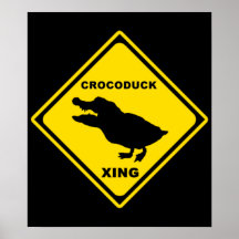 Crocoduck Überfahrt Plakatdrucke