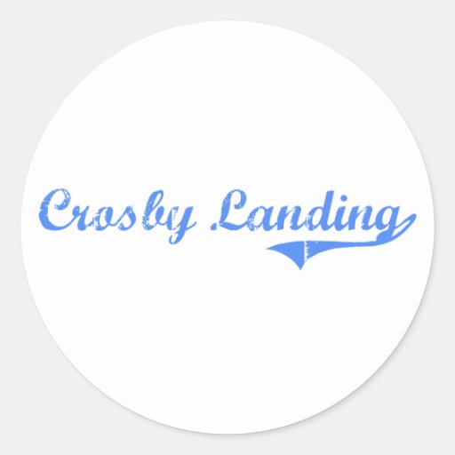 Crosby, der klassischen Entwurf Massachusetts land Sticker