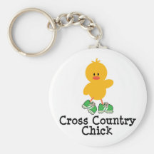 Cross Country-Küken Keychain Schlüsselanhänger