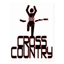 CROSS COUNTRY-SIEGER - ZIELLINIE POSTKARTEN